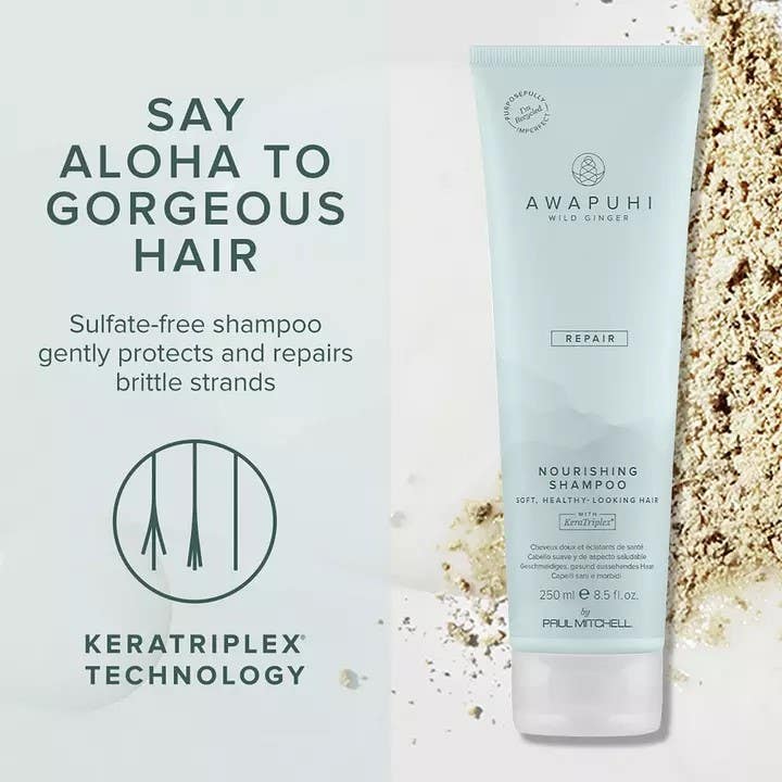 Silky Repair Duo – Awapuhi Wild Ginger Nourishing Shampoo and Cream Rinse Bundle for Softer, Smoother Hair
