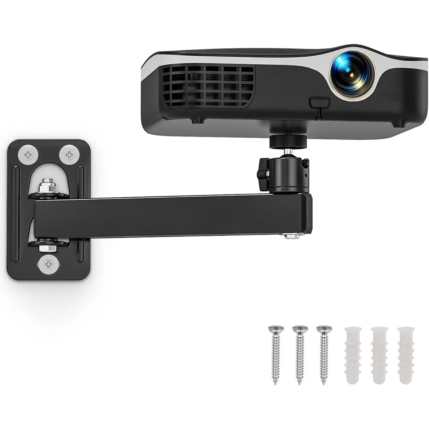 BIGASUO M9 Plus プロジェクターセット BIGASUO 720P Projector, 1080P Support, 200