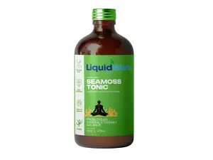 LiquidBlenz Sea Moss Tonic | Sea Moss, Spirulina, Ginger & Botanical Herbal Blend for Everyday Wellness,