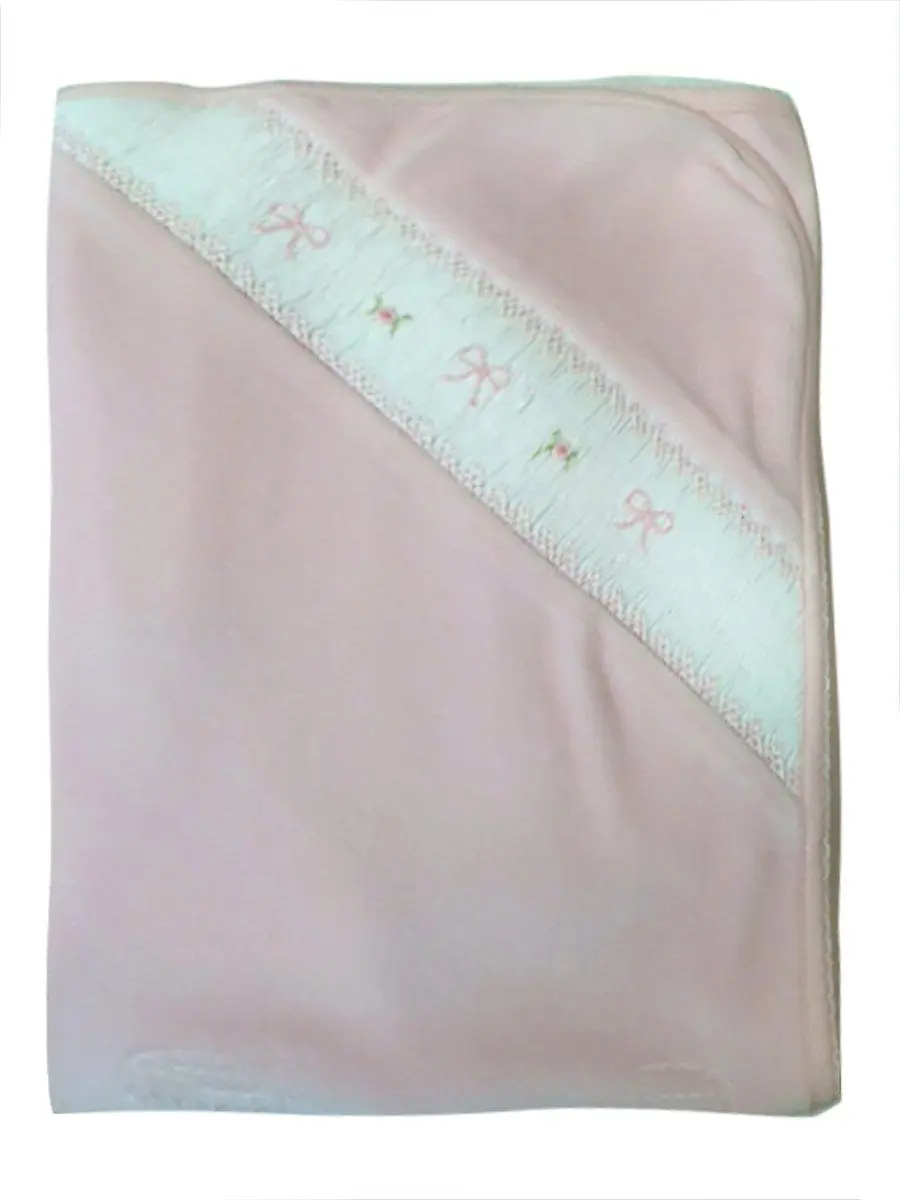 Flowers and Bows Velour Blanket