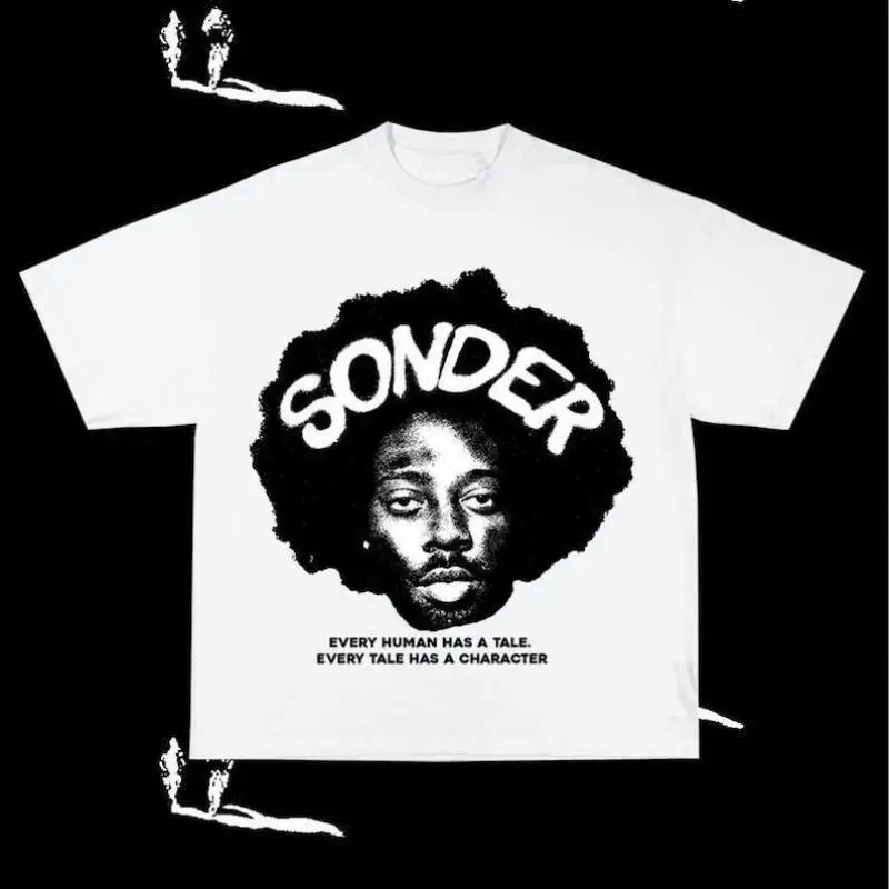 Women's Brent Faiyaz Cotton T-Shirt - Boxy Fitted Wasteland Unisex Crewneck (Round Neck), Letter Print Short Sleeve Streetwear Top, Gift for Adults, Menswear, Shortsleeve