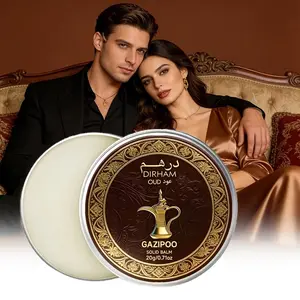 20g Vintage Luxury Men's Solid Perfume, Long-Lasting Oriental Woody Floral Scent, Citrus Amber Musk, Cedar Fragrance, Aldose-Free, Ideal for Dates Work Travel