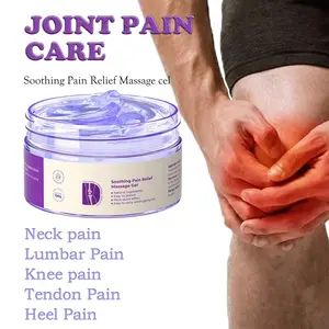 [2 Counts]Soothing Pain Relief Massage Gel,Turmeric Effortlessbeauty Extract Sodium Sulfate Chondroitin Emu Oil and Other Natural Materials,Soothes Knees,Lumbar,Neck,Hands and Feet.