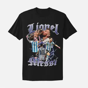 Lionel Messi, #10 Miami, Argentina World Cup Champions Graphic T-Shirt