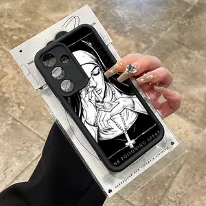 Rebellious Nun Advanced fashion gift Case for Samsung S24 ultra plus S25 S23 S22 Ultra Plus Shockproof Full Camera Protection Durable slim Silicone Cover