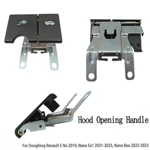Kcimo Lid Opening Handle for Dongfeng Renault E No 2019, Nano Ex1 2021-2023, Nano Box 2022-2023, Metal Material, Practical Car Modification Part