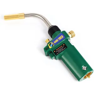MAPP Gas Kit, Auto-Ignition with Extreme Swirl & Quick Disconnect, Propane for HVAC, Plumbing, Brazing, Heating, Brazes 1/16" to 1/2", Solders 1/8" to 1-3/4"