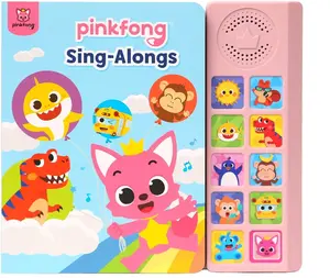 Pinkfong Sing-Alongs 10 Button Sound Book, Pinkfong Baby Shark Nursery Rhymes, Children's Sound Books, Interactive Learning Books for Toddlers, Learning & Education Toys, Baby Shark Gifts for Kids