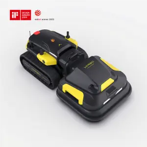 [Yarbo] Lawn Mower Bundle - Includes Yarbo Core, Lawn Mower Module, Smart Assist Module, Docking Station(Auto Charge), Battery, Remote Controller