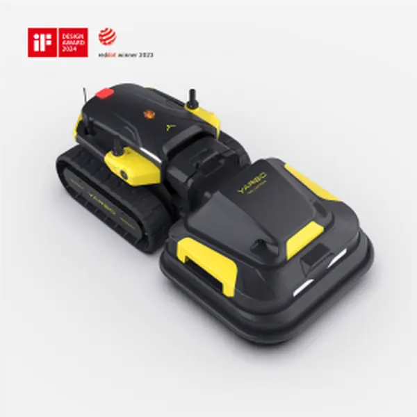 [Yarbo] Lawn Mower Bundle - Includes Yarbo Core, Lawn Mower Module, Smart Assist Module, Docking Station(Auto Charge), Battery, Remote Controller