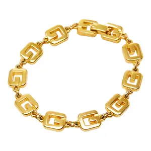 Pre-owned Givenchy Other Small Leather Goods G Logo Bracelet