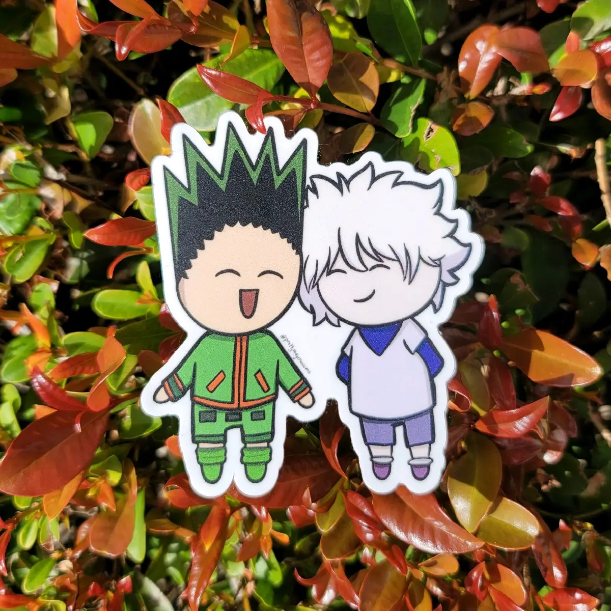 Cute Gon and Killua Chibi Sticker