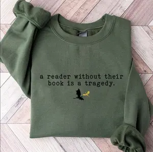 Dragon Rider Sweatshirt, Bookish Crewneck, Fourth Wing Inspired, Reader Quote Sweatshirt, Vintage Book Lover Sweater, Retro Bookworm, Fantasy Reader Gift, Librarian Club Sweatshirts