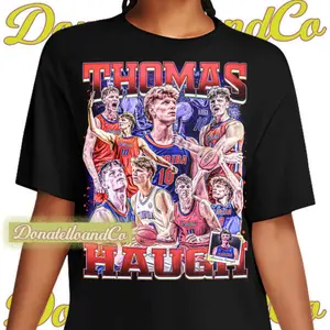 Thomas Haugh shirt American basketball player tshirt Unique design t-shirt