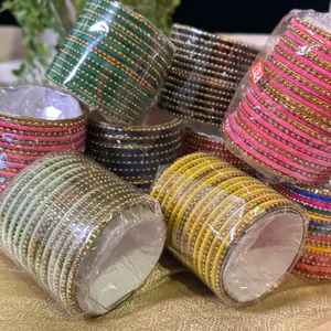 Mix And Match Velvet Colorful Bangles