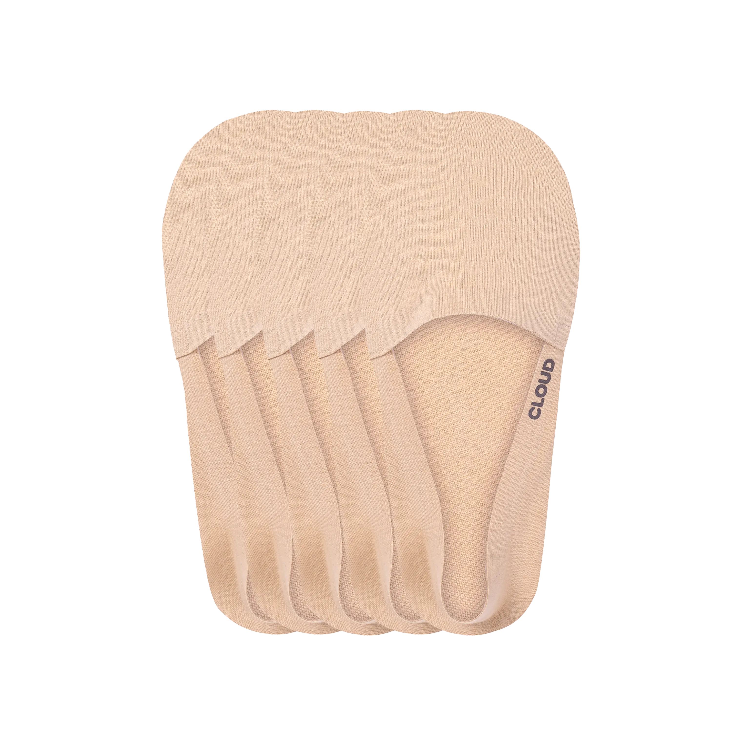 Organic Terry No Show Socks 5-Pack