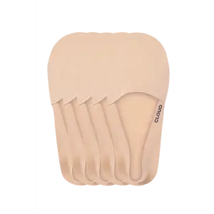 Organic Terry No Show Socks 5-Pack