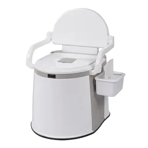 Outvita Portable Toilet, Lightweight RV Porta Potty, Bedside Commode With Detachable Inner Bucket & Removable Storage Box for Boat Van Hiking Fishing Bathroom Hospital Camping