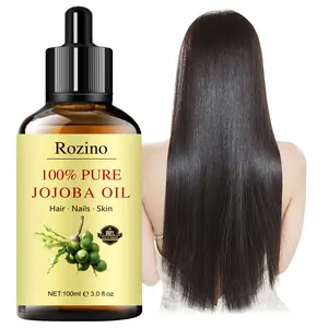 100ml pure jojoba oil, 100% natural, nourishes hair, strengthens nails, cares for skin, suitable for various care scenarios, enhancing health and beauty
