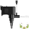AquaMiracle 2-Pcs Submersible Aquarium Powerhead Pump - 135/210/265GPH (1000L/H), 10.5-Watt Epoxy Sealed Motor, Oxygen Boost, Water Circulation, Heating, Aeration for 10-40/80 Gal Fish Tanks & Setups