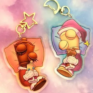 Sleepy Kinger & Sleepy Queenie Keychains