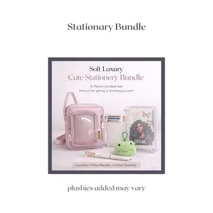 5 - Piece Soft Luxury Cute Stationery Bundle Use Promocode: LUXURY for $3 off on website orders only