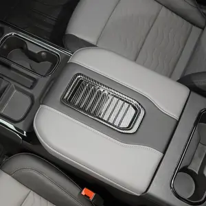 For Chevy Silverado 1500 2019+ & Suburban 2020+ & Tahoe 2021+ & GMC Sierra 1500 2019+ & Yukon 2021+ Armrest Box Storage Box Trim Cover Car Interior Accessories Truck Automotive Vehicle