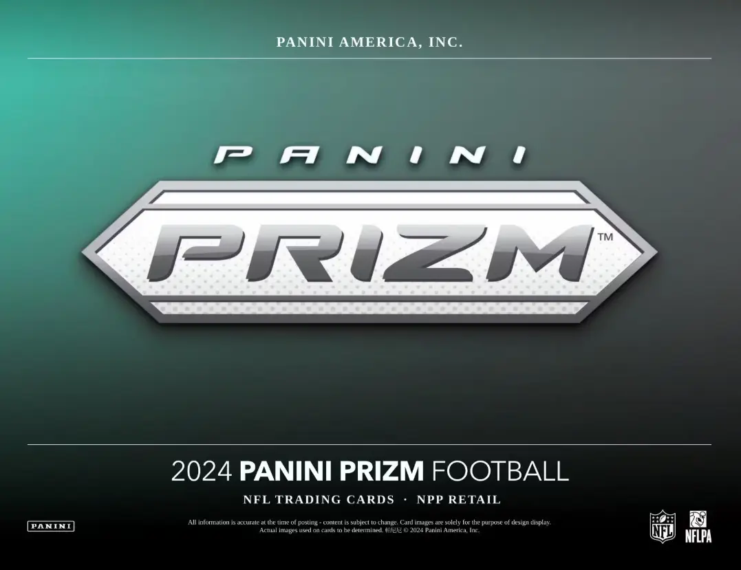 Panini America 2024 Panini Prizm Football Pack - Comprehensive Selection of NFL Trading Cards for Collectors & Enthusiasts