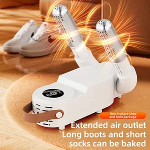 1pc Dual-arms, Dual-tuyere Shoe Dryer, Capable Of Circulating 360-degree Hot Air with Constant Temperature, Double Hurricane Cabin, Quick-drying Shoes, Household Double-turbo Quick-drying King, Foldable Storage, Necessary In Winter And Rain