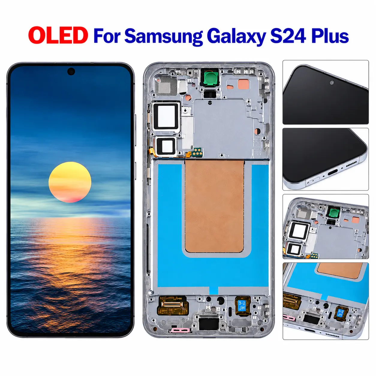 For Samsung Galaxy S24 Plus OLED Display Screen Assembly