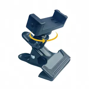 Alloy Guitar Phone Clip, Live Streaming Phone Stand, Ukulele Piano Video Recording Instrument Selfie Holder, Durable Music Accessory