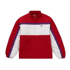 Supreme Men's LACOSTE Puffy Half Zip Pullover Red, from StockX