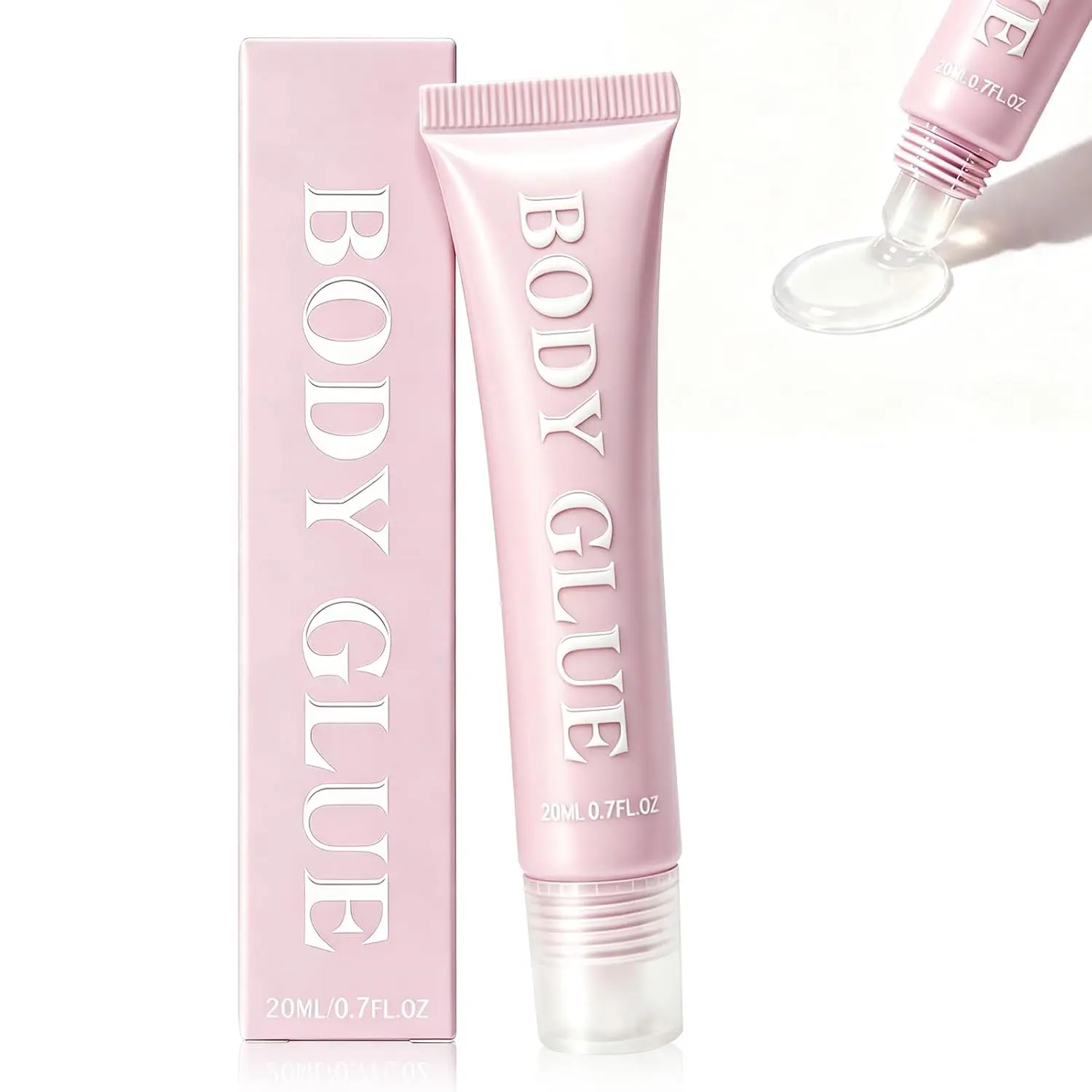 Liquid Body Adhesive for Clothes,Bikini - Fashion Tape Alternative for Low-cut Styles, Strapless Dresses and Work Blouses - Clothing Glue That Holds All Day - Sweat and Dance Proof, Fast Drying, Body Glue for Dancers, Low-Cut Outfits, Wigs and Daily Wear