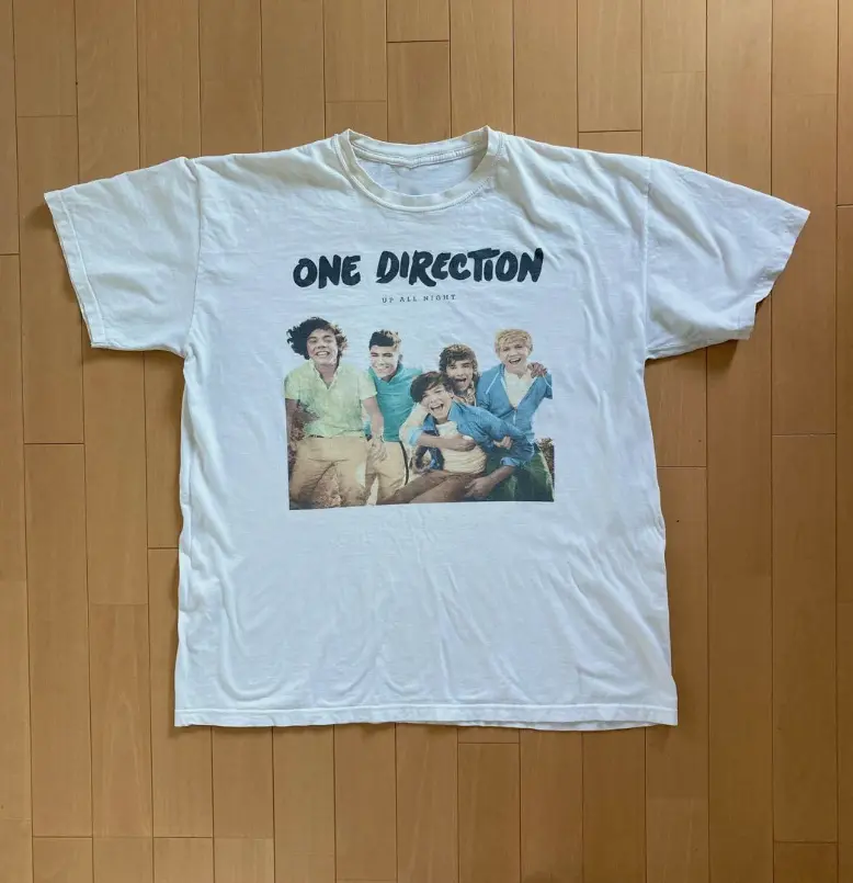 One Direction Band Up All Night Short Sleeve Cotton T-Shirt