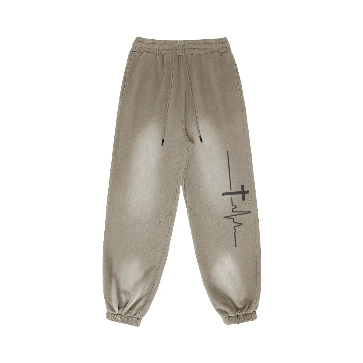 IMMORTAL™ Vintage Washed Fleece Sweatpants | 400 GSM Premium Cotton