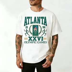 Retro Atlanta 1996 Olympic Games Tee | Vintage Sports Shirt | Hrowback Sports Tee