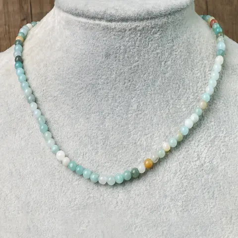 Natural Stone Beaded Necklace, Fashion Jewelry for Party, Daily Clothing Decor, Trendy All-match & Exquisite Jewelry for Birthday Gift, Necklace Chain, Decorative Necklace, Fashionable Jewelry Accessories, Decorative Beaded Necklaces