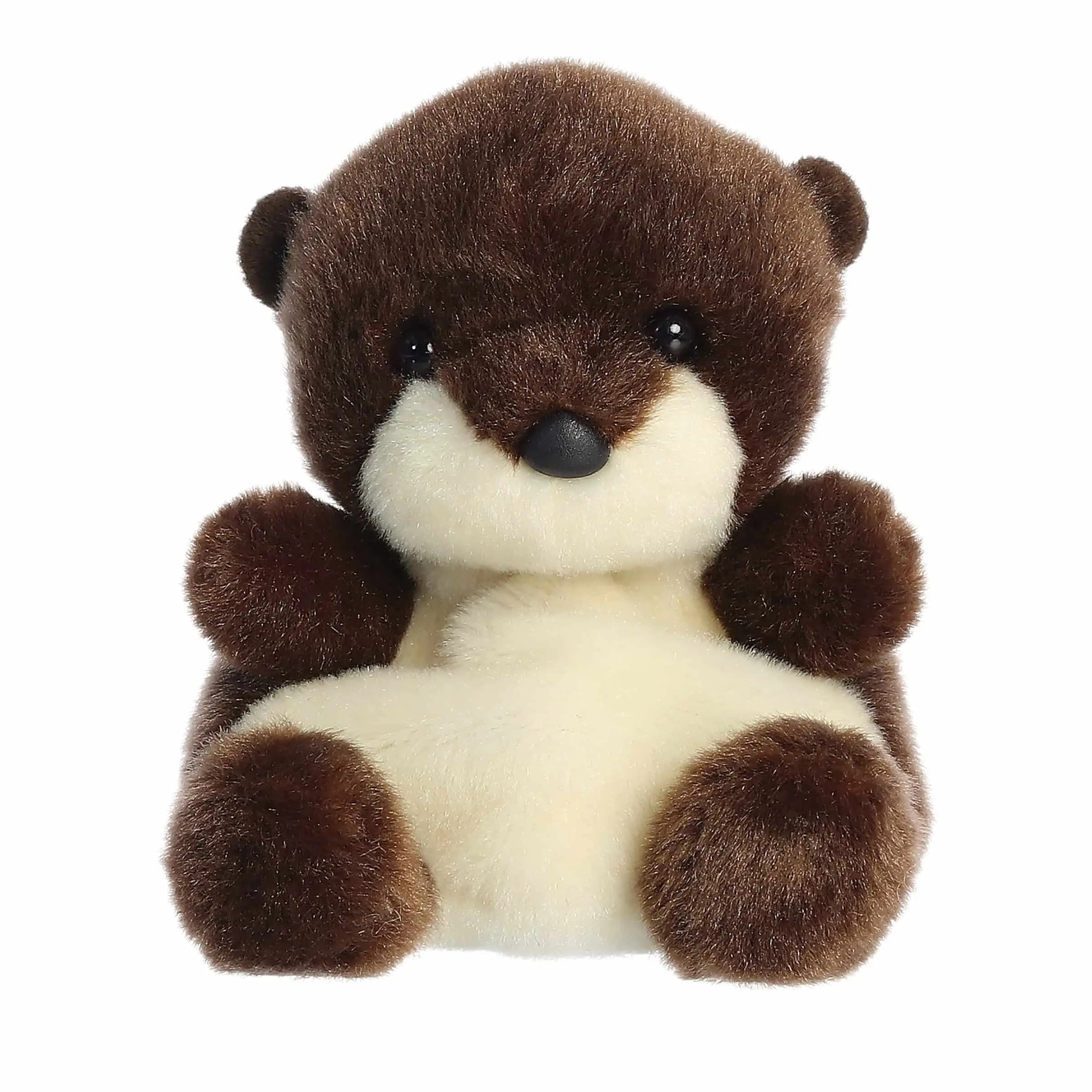 Palm Pals Adorable Elena River Otter 5 inch Brown Mini Soft Plush Collectable Stuffed Animal Palm Pals Adorable Elena River Otter 5 inch Brown Mini Soft Plush Collectable Stuffed Animal