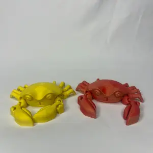 Articulated Crab 3D Printed Figurine