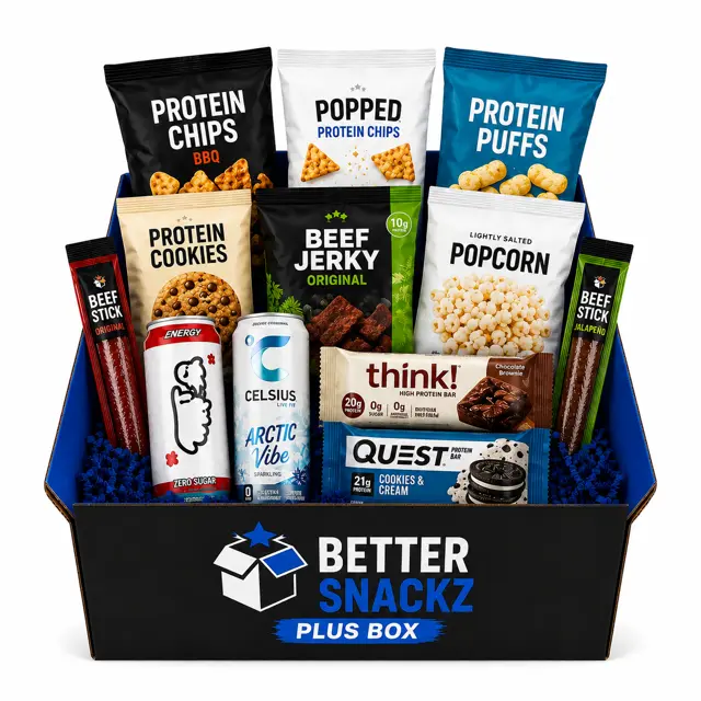 Better Snackz Plus box (12 Items)