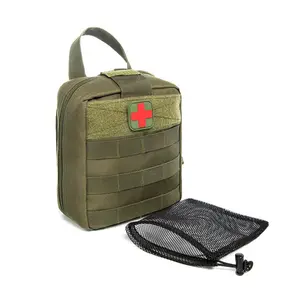 Outdoor medical kit, accessory kit, camouflage tactical waist bag, multifunctional first aid kit, survival kit