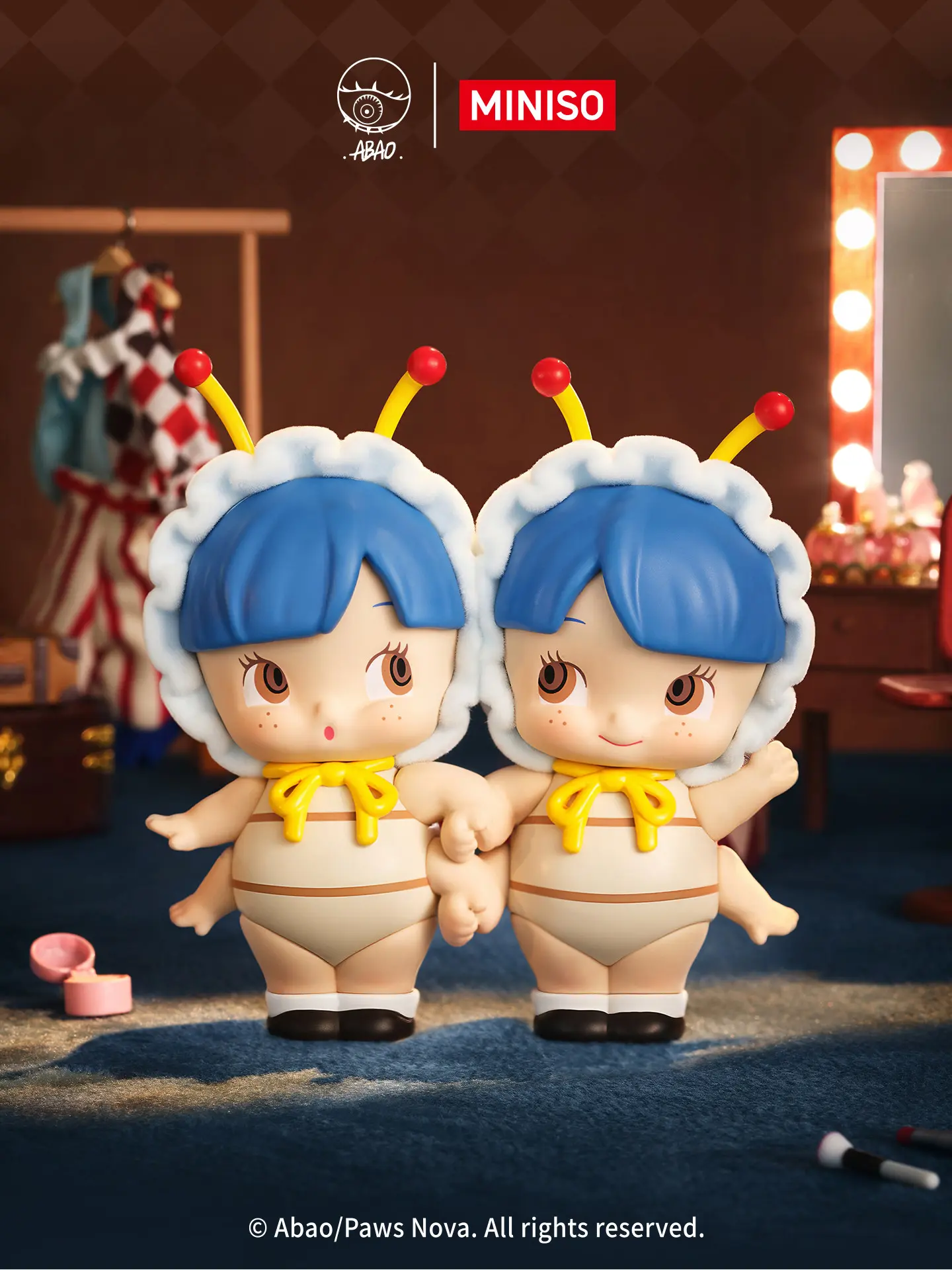 MINISO ABAO Floral Concerto Blind Box Figurines – Cute Niche Style Decor Gothic Circus Collectible Gifts & Decorative Figures Valentine Gift for Girlfriends