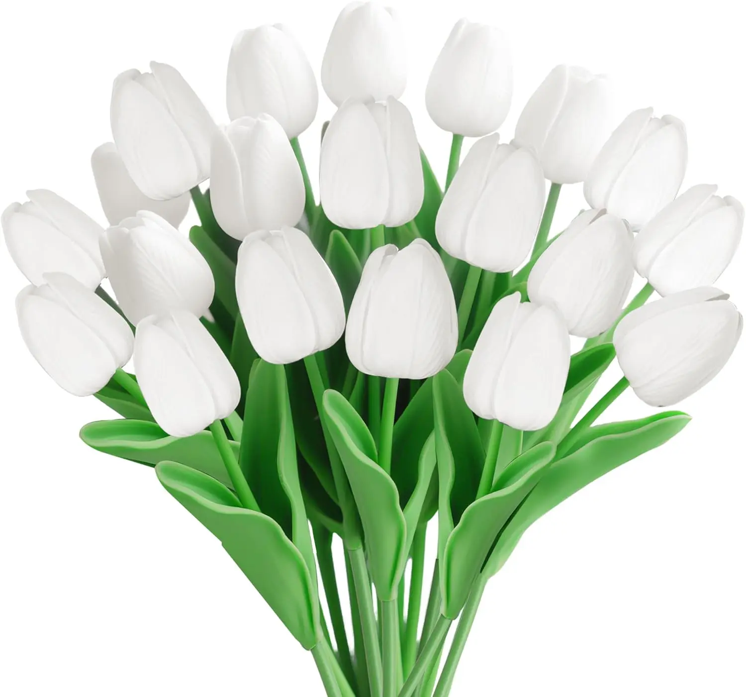 12/24 Pcs Artificial Tulip Flowers, Realistic Tulips Fake Tulip Bouquets, Home Office Room Decorations, Vase Bouquets, Wedding Bride Engagement Shower Bachelor Birthday Anniversary Party Supplies, Holiday Decorations, Mother's Day Gifts