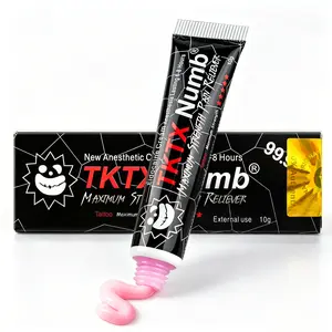 TKTX Tattoo Numbing Cream 1 Pack I Black 99.9% Limited Edition Very Strong I For Tattoos I Laser Removal | Waxing I EyebrowThreading I Tattoo Numbing Cream 10g
