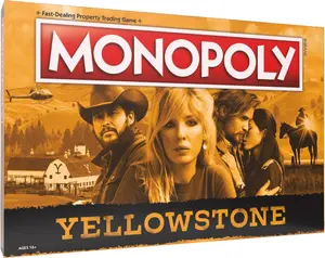 Monopoly: Yellowstone | Buy, Sell, Trade Spaces Featuring Locations from The Paramount Network Show | Collectible Classic Monopoly Game | Officially-Licensed Yellowstone Game & Merchandise