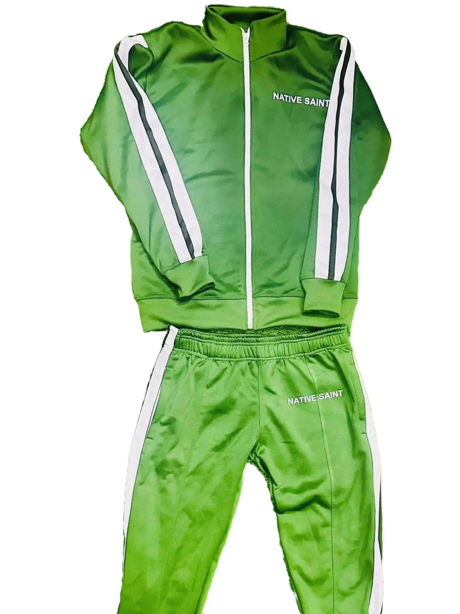 Native Saint Green Tracksuit Set