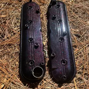 Powder coated polished LS valve covers Chevy silverado GMC sierra 4.8 5.3 6.0 LS1 LS2 LS3 LS6