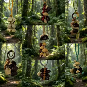 #Cocoshop Seed Pod Wind Chime -- Natural Calming Anxiety Relief Charm Home Decor Products Indoor Decoration