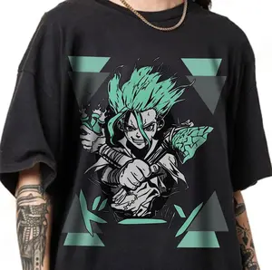 Senku Ishigami Dr Stone Gildan Tee & Comfort Colors Shirt, Anime Science Graphic Tee, Manga Streetwear