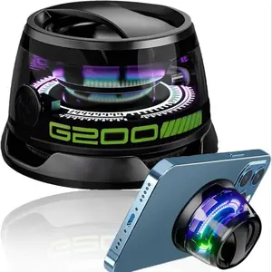 Portable Wireless Speaker, Rechargeable Wireless Speaker with RGB Light, IPX5 Waterproof Bluetooth-compatible Speaker for Outdoor Cycling & Gaming, Audio